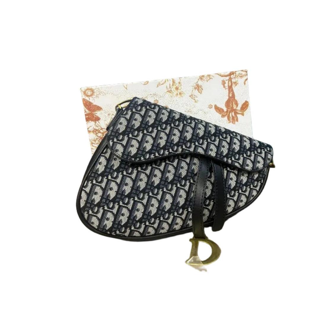 Sac Dior Saddle à bandoulière jacquard