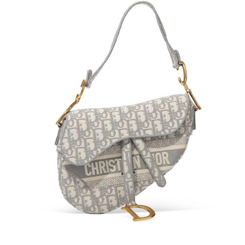 Sac Dior Saddle à bandoulière jacquard