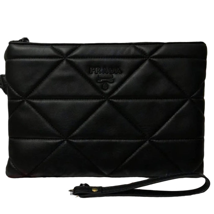 Prada Spectrum Quilted Nappa Leather Clutch