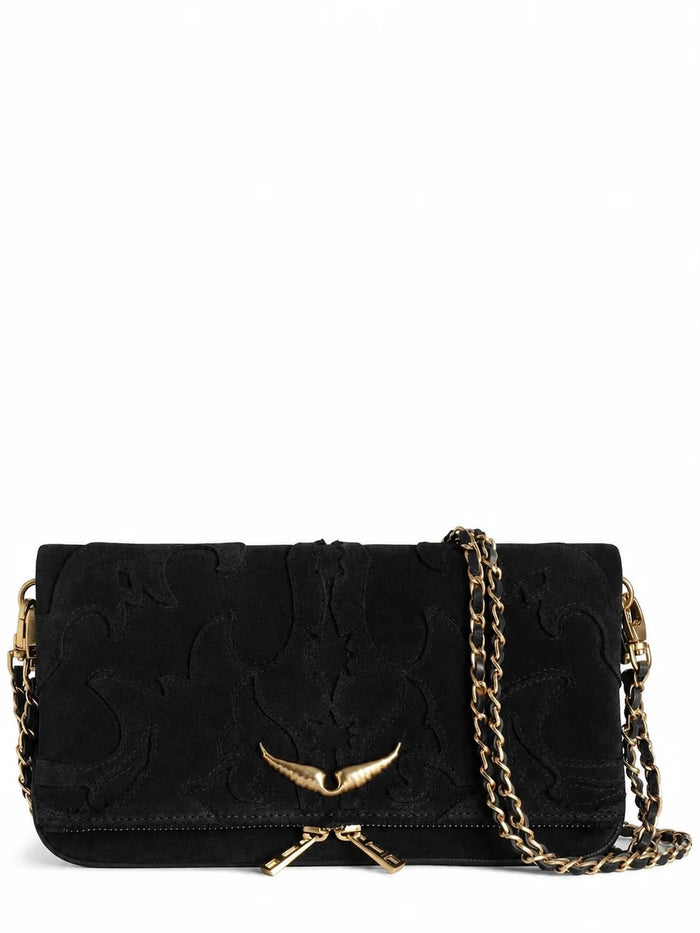 Zadig & Voltaire Rock Western Suede Clutch